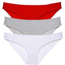 Royaleks 3 Adet Süper Eko Set Likralı Kadın Slip Külot 542