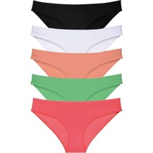 Royaleks 5 Adet Süper Eko Set Likralı Kadın Slip Külot 517