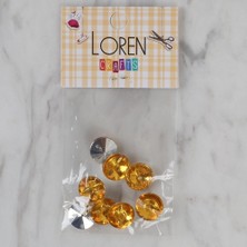 Durukar Loren Crafts Hardal Sarısı 8 Li Düğme - 206