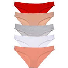 Royaleks 5 Adet Süper Eko Set Likralı Kadın Slip Külot 523