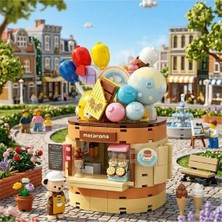 Senka Mey Ithalat® P881201 Teddy Bear Koleksi̇yonu Dondurma Dünyasi 354 Parça Block Oyuncak