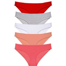 Royaleks 5 Adet Süper Eko Set Likralı Kadın Slip Külot 519