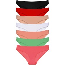 Royaleks 7 Adet Süper Eko Set Likralı Kadın Slip Külot Set 5