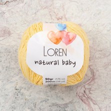 Durukar Loren Natural Baby Sarı El Örgü Ipi - R086 - 33942