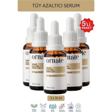 Ornate Karınca Yumurtası Yağı Tüy Azaltıcı Nemlendirici Serum 5'li Süper Set 30 ml
