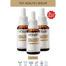Ornate Karınca Yumurtası Yağı Tüy Azaltıcı ve Nemlendirici Serum Seti 3x30 ml – Pürüzsüz ve Yumuşak Cilt İçin