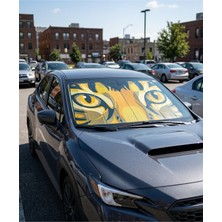 Space Tüm Araçlarla Uyumlu Balonlu Ön Cam Güneşlik Kaplan Model 135X65 cm / PEONY20