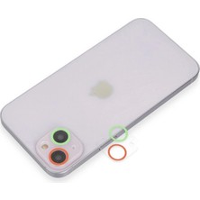 TeknoKapsül Iphone 13 Mini Renkli Kamera Lens Koruma Cam - Yeşil-Pembe