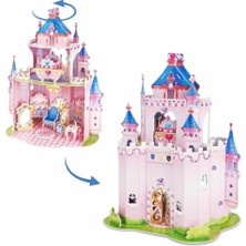 Senka Mey Ithalat® Cubicfun Prenses Gizli Bahçe Şatosu 3D Puzzle