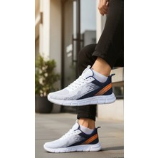 Fore Sport Erkek Bağcıklı Triko Spor Ayakkabı Hafif Nefes Alabilen Günlük Sneaker