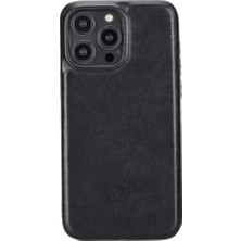 Eco Lounge Apple iPhone 14 Pro Max Uyumlu Deri Arka Kapak Rock Rst1