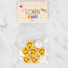 Durukar Loren Crafts 8 Li Sarı Düğme - 661