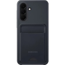 Samsung Galaxy A37 Kart Bölmeli Kılıf-Siyah