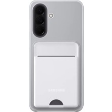 Samsung Galaxy A57 Kart Bölmeli Kılıf-Gri