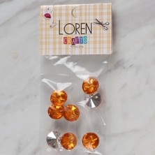 Durukar Loren Crafts Turuncu 8 Li Düğme - 205