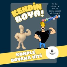 Paiplay Johnny Bravo - Boyama Seti ve Johnny Bravo Figürü