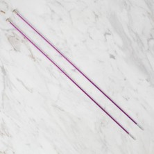 Durukar Loren Rythm 2,5mm Mor Renkli Metal Örgü Şişi