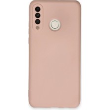 Beei Huawei P30 Lite Kılıf Nano Içi Kadife - Pudra