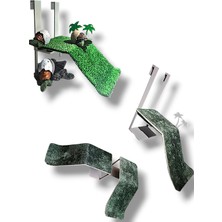 Salıncak Büyük Boy Kaplumbağa Tırmanma Platformu/rampası Portatif Askılı ( Zeminde/askıda Kullanım )