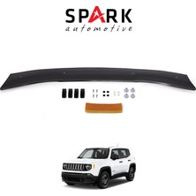 Spark Oto Aksesuar Jeep Renegade 2015 Yılı ve Sonrası Uyumlu Kaput Rüzgarlığı 3mm