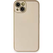 Beei Iphone 14 Plus Kılıf Co Deri  Kapak - Gold