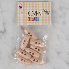Durukar Loren Crafts Pudra Rengi 8 Li Çoban Düğmesi - 82