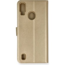 Beei Reeder P13 Blue Kılıf Trend S Plus Kapaklı Kılıf - Gold