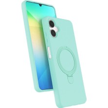 Beei  Galaxy A06 Regal Magsafe Standlı Kapak - Su Yeşili