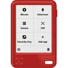 Ledger Nano Gen 5 Vişne Kırmızısı Kripto Donanım Cüzdanı ve Recovery Key