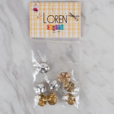 Durukar Loren Crafts Altın Sarısı 8 Li Düğme - 244