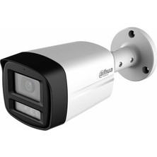 Dahua HAC-HFW1200TLM-IL-T-0280B-DIP 2mp Smart Dual Light Hdcvı Two-Way Talk Fixed-Focal Bullet Camera