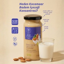 Kocamaar Çiftliği Datça Kocamaar Çiftliği %100 Doğal Badem Konsantresi - Katkı Maddesi İçermez, Vegan, Glütensiz, Laktozsuz, Rafine Şekersiz,240 gr