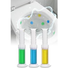 Omilife Tuvalet Temizleme Jeli 3'lü Set – Hijyenik, Koku Giderici, Desenli Ve Uzun Etkili Farklı Koku Seçenekli