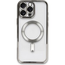 Pileli Store Pilelistore   iPhone 16 Pro Kılıf Kross Magneticsafe Kapak - Titan Gri