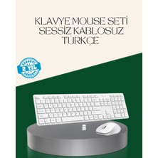 Eco Lounge Ergonomik Kablosuz Klavye Mouse Takımı - Tam Boy, Sessiz ve Güvenilir