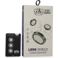 Beei  Galaxy S24 Bilvis Titan Kamera Lens - Derin Mor