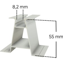 Fixus H55 Solar (Güneş) Paneli Montaj Rayı (30 Cm)