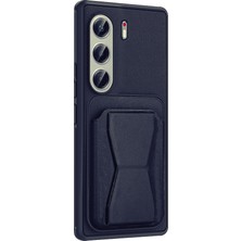 Adige Tecno Camon 40 Pro 5g Kılıf Bikart Standlı Kartlıklı