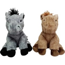 Eco Lounge PB31558-23 Peluş Oturan At 23 cm - 1 Adet Stokta Olan Gönderilir