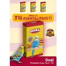 Bird Food Energy Goal Muhabbet Kuşu Yemi/gs 250 G - 3 Adet