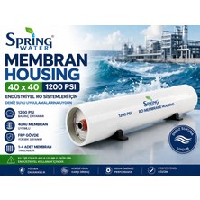 Spring Water 1200 Psı 40X40 Inch Yüksek Basınca Dayanıklı Frp Ro Membran Kabı