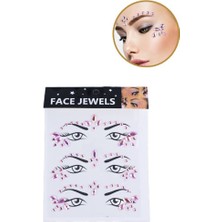 Ttt Pembe Taşlı Makyaj Yüz Süsü