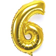 Ttt Altın Sarısı Folyo Rakam Balon 1 Metre