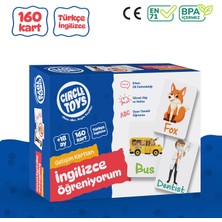 Circle Toys Eşleştirmeyi Öğreniyorum İngilizce Öğrenim Kartları 160 Kart - Türkçe - İngilizce