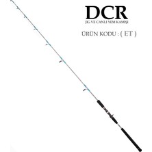 Dcr Piri Reis Tetikli Jıg ve Canlı Yem Kamışı 185 cm 150-350 Gri