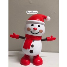 Hepsilazım Işıklı Şarkı Çalan Ritim Tutan ve Dans Eden Kardan Adam Oyuncağı