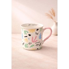 Yzhome Acar Porselen Lüks Kahve Meşrubat Çay Bardağı Bardak Kupa 220ML