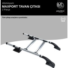 Ankatech Pikap ve Çift Kabin Araçlar Nikel Ara Atkılı Maxport Tavan Çıtası Tüm Modeller