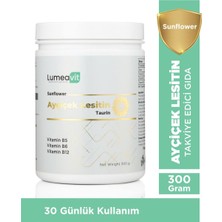 Lumeavit Fosfatidilkolin Ayçiçek Lesitin, Taurin, Vitamin B-5, Vitamin B-6, Vitamin B-12, 300 Gr.