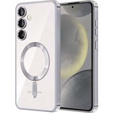 Beei Galaxy S23 Plus Kılıf Kross Magneticsafe Kapak - Gümüş